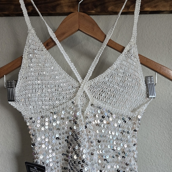 Retrofete Elliana Sequin Crochet Dress - Picture 8 of 12